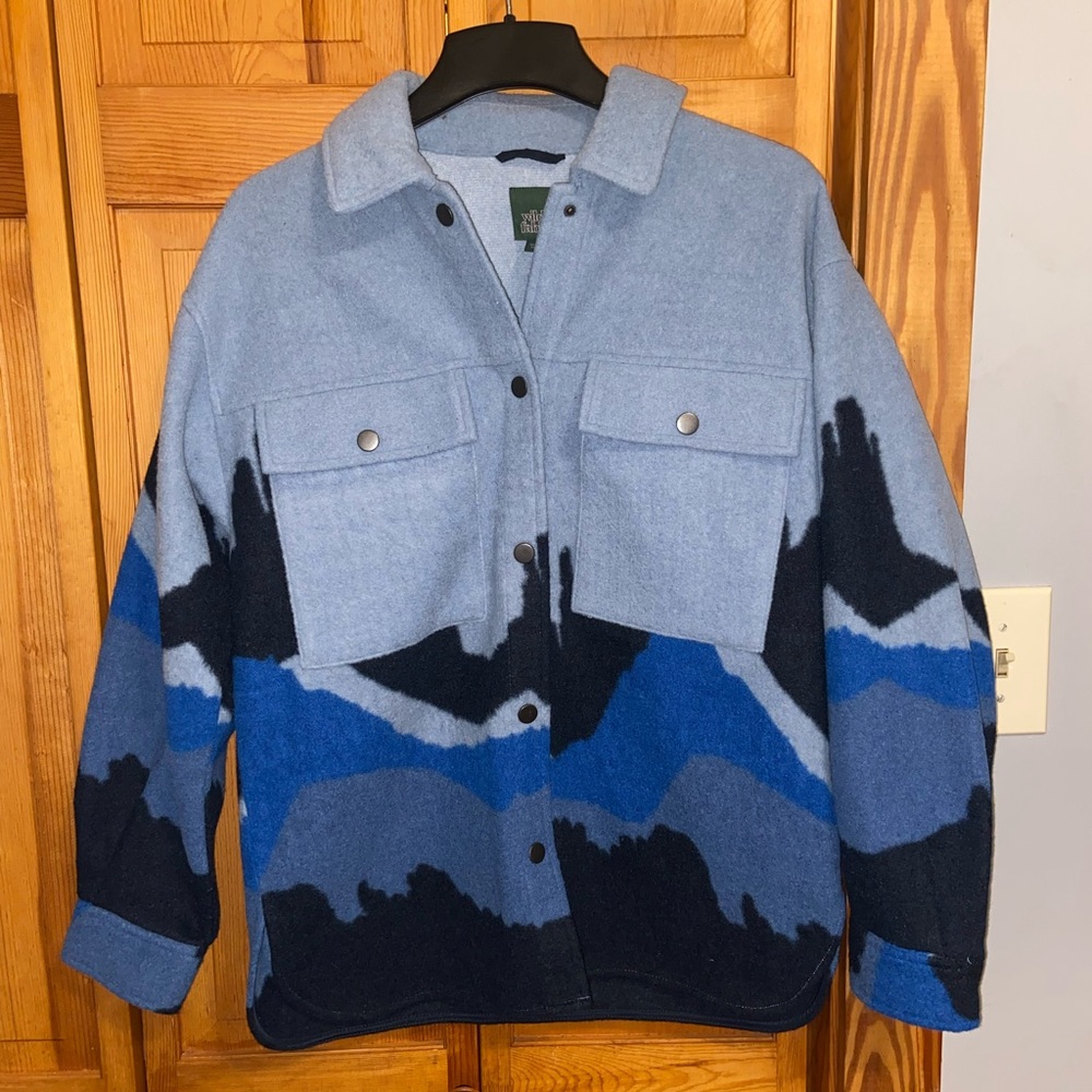 Blue Button down jacket